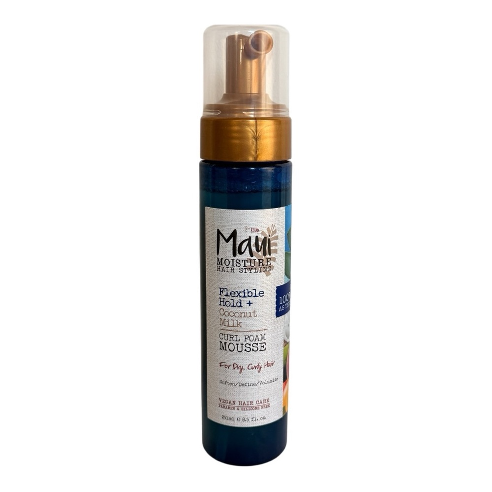 Maui Moisture Flexible Hold Coconut Milk Curl Foam Mousse 8.5 fl oz New
